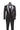 Vinci Black Slim Fit 3 Piece Suit - SV2K-5