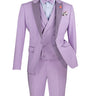 Vinci Lavender Slim Fit 3 Piece Suit - SV2K-5