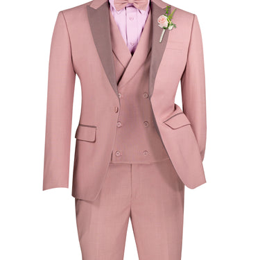 Vinci Mauve Slim Fit 3 Piece Suit - SV2K-5