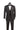 Vinci Black Slim Fit 3 Piece Tuxedo - SV2T-8