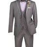 Vinci Light Gray Slim Fit 3 Piece Tuxedo - SV2T-8