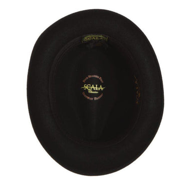 Scala Baltimore Crushable Wool Felt Fedora in #color_