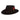Scala New Yorker Wool Pinch Front Fedora in Black #color_ Black