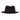 Scala New Yorker Wool Pinch Front Fedora in Black