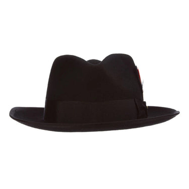 Scala New Yorker Wool Pinch Front Fedora