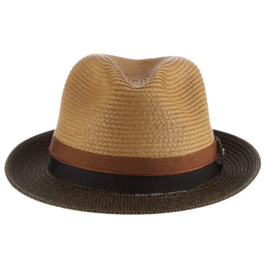 Scala York Pinch Front Straw Fedora in #color_