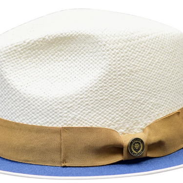 Sebastian Collection in White Mid Blue Cognac