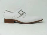 Carrucci Shoes Signature Buckle Monk Strap Shoe
