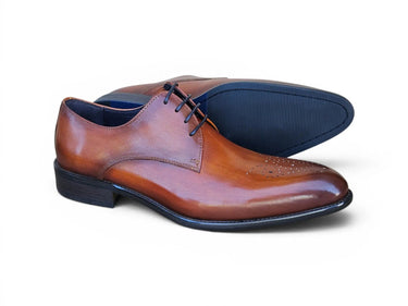 Carrucci Shoes Signature Burnished Derby Dress Shoe