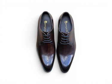 Carrucci Shoes Signature Burnished Derby Dress Shoe