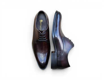 Carrucci Shoes Signature Burnished Derby Dress Shoe