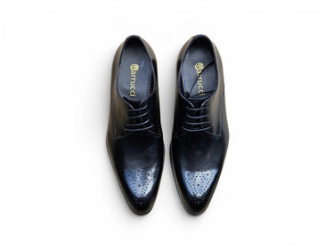 Carrucci Shoes Signature Burnished Derby Dress Shoe