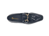 Carrucci Shoes Signature Horse Bit Patent Loafer