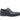 Carrucci Shoes Single Monk Buckle Split Toe Loafer in Black #color_ Black