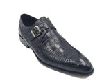 Carrucci Shoes Single Monk Buckle Split Toe Loafer