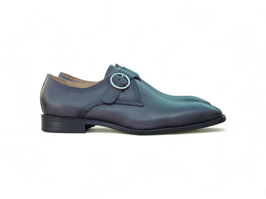 Carrucci Shoes Single Monk Strap Plain Toe Shoes