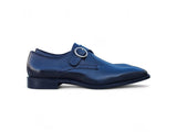 Carrucci Shoes Single Monk Strap Plain Toe Shoes