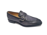 Carrucci Shoes Single Monk Strap Modern Buckle Dress Shoe