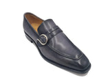 Carrucci Shoes Single Monk Strap Modern Buckle Dress Shoe