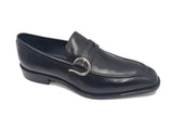 Carrucci Shoes Single Monk Strap Modern Buckle Dress Shoe
