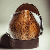 Men's Brown Snakeskin Milano Loafer