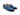 Carrucci Shoes Gold Horse Bit Soft Calf Leather Loafer in Blue #color_ Blue