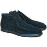 Soft Suede Comfort Loafer in Black #color_ Black