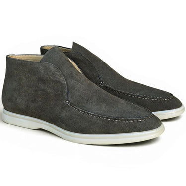 Soft Suede Comfort Loafer in Brown