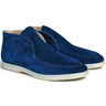 Soft Suede Comfort Loafer in Navy #color_ Navy