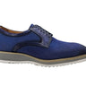 Carrucci Shoes Spring Linen Mixed Media Oxford in Denim #color_ Denim
