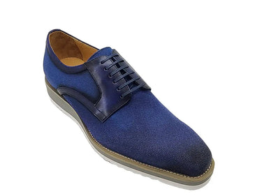 Carrucci Shoes Spring Linen Mixed Media Oxford