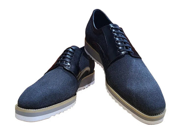 Carrucci Shoes Spring Linen Mixed Media Oxford
