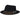 Stacy Adams Alpha Wool Felt Fedora in Black