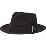Stacy Adams Alpha Wool Felt Fedora in Brown