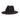 Stacy Adams Finlay Wide Brim Wool Fedora in Black