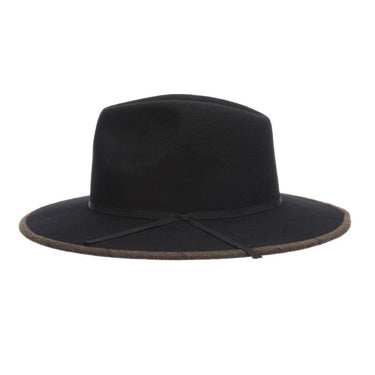 Stacy Adams Finlay Wide Brim Wool Fedora