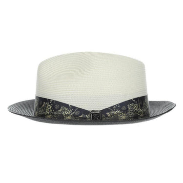 Stacy Adams Haring Straw Trilby Fedora
