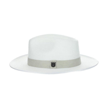 Stacy Adams Max Braided Straw Fedora in #color_
