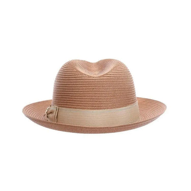 Stacy Adams Moore Summer Straw Fedora in #color_