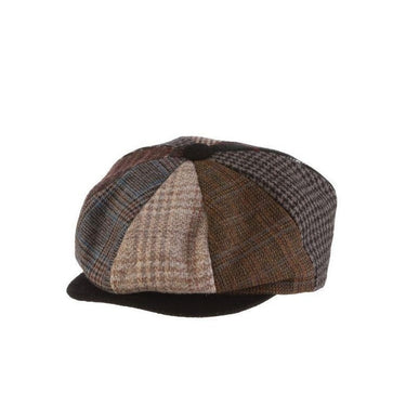 Stacy Adams Parma Patchwork Wool Blend Ivy Cap in Patchwork M