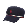 Stacy Adams Rosedale Poly Knit Baseball Cap in Navy #color_ Navy
