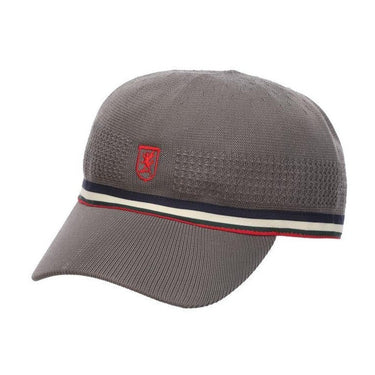 Stacy Adams Rosedale Poly Knit Baseball Cap in Grey #color_ Grey