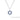 Star Of David Pendant - Sapphire