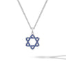 Star Of David Pendant - Sapphire in #color_