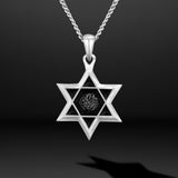 Star Of David Pendant - Silver