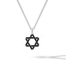 Star Of David Pendant - Black Onyx in #color_