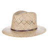Stetson Creston Seagrass Straw Fedora in Natural