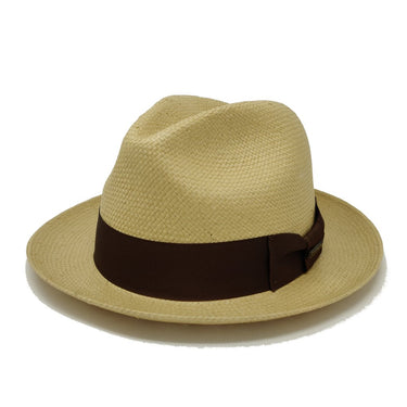 Stetson Haberdash Center Dent Shantung Straw Fedora