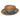 Stetson Madrigal Coconut Braid Straw Pork Pie Hat in Brown