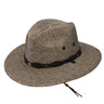 Stetson Marco Palm Straw Outdoor Hat in Natural / Burned #color_ Natural / Burned
